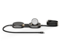 Ładowarka do smartfonów Zens Ładowarka indukcyjna 2w1 Pro 3 Qi2 15W USB-C/USB-C czarny